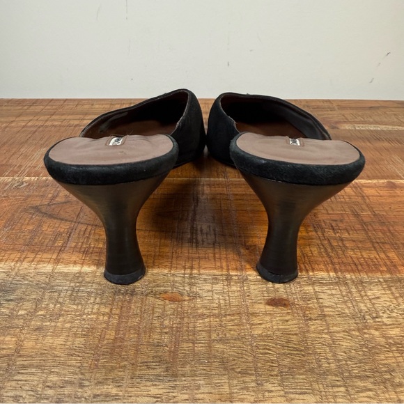 Black Vintage Mules by Donald J. Pliner, Women’s 7.5 - Picture 4 of 7